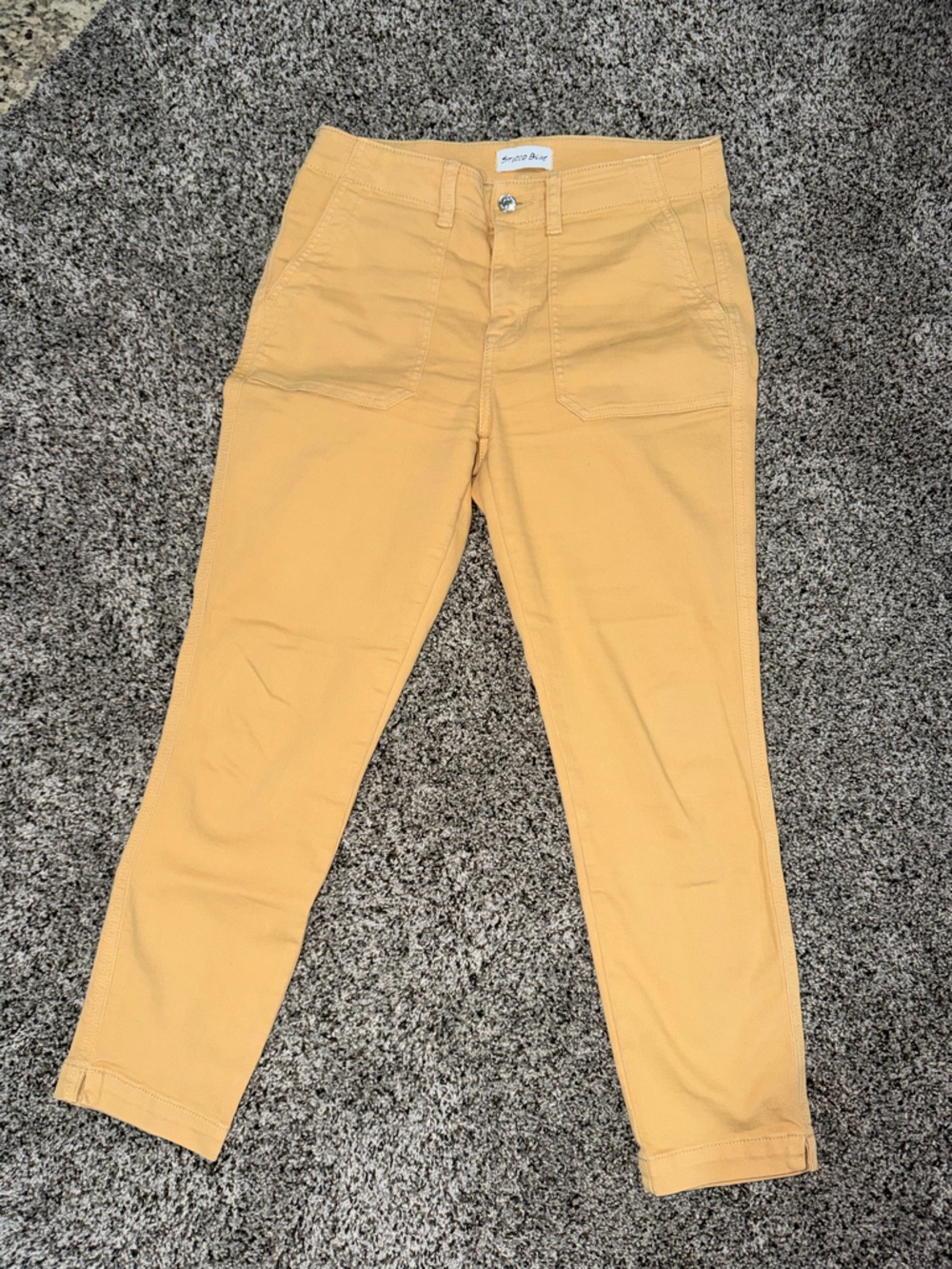 Women’s Skinny Jeans - Mustard Yellow